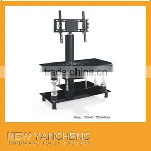Plasma Glass TV Table thumbnail-1