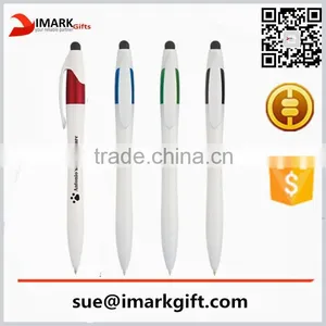 Stylus Gemini 2 in 1 Retractable Stylus Logo Ballpoint Pen for Touch thumbnail-1