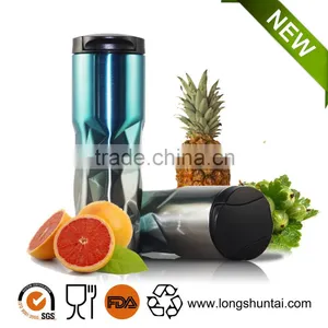 Best Double Wall 16oz Stainless Steel Travel Mugs With Screwed Lids thumbnail-1