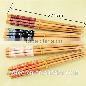 Chinese Round Bamboo Reusable Chopsticks With Pattern thumbnail-2