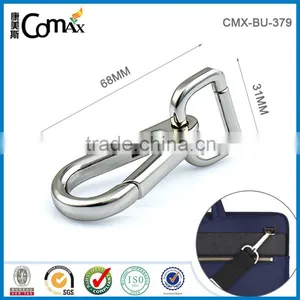 Shiny Silver Simple Flat Metal Hook for Handbag and Luggage thumbnail-1