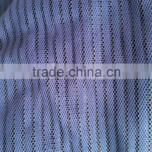 100% Polyester Stripe Mesh Fabric for Making All Kinds of Garments thumbnail-1