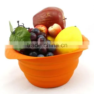 Travel Camping Household Silicone Collapsible Strainer thumbnail-5