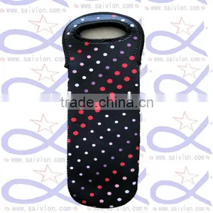 Neoprene Single Insulated Bottle Cooler Wine Tote Bag thumbnail-5
