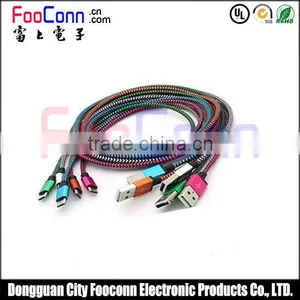 10ft 3m Braided Micro USB 2 .0 Data Sync Charger Cable Used in Android Mobile Phone thumbnail-2