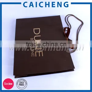 Cheap Brown Kraft Paper Shoe Bags With Handles thumbnail-5