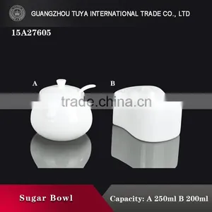 Factory Promotion Custom Ceramic Sugar Bowl With Spoon thumbnail-1