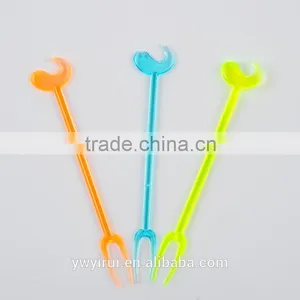 Colorful Plastic Fruit Forks Wholesale thumbnail-5