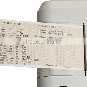 Digital 3 Channel EKG /ECG Machine 12 Lead With PC Software 3.5 Inch Electrocardiograph EKG-903BS With CE Certificate thumbnail-2