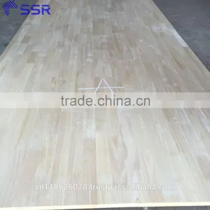 Rubber Wood Finger Joint Board for Europe Market/rubber Wood Panel thumbnail-1