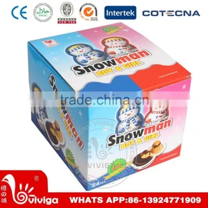 15g Sweet Funny Surprise Snowman Chocolate Egg thumbnail-6