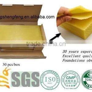 Top Quality Pure Organic Beeswax Foundation Sheet From China Supplier thumbnail-1