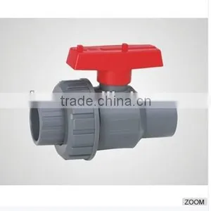 China Supplier Single Union Ball Valve Plastic Pvc Ball Valve/High Quality PVC Single Union Ball Valve Industrial / Water Supply thumbnail-1
