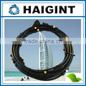 TY0447 HAIGINT Newest DIY Mist Outdoor Cooling Pre-Assembled Professional Misting Water Sprayer ,Misting System,misting Fan Kit thumbnail-1
