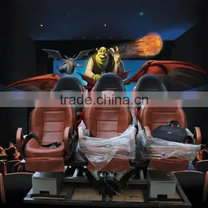 Interactive Attractions Full Motion Chair 5d Cinema With Full Effects for Amusement Park thumbnail-2