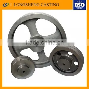 Iron Cast Pulley Wheel and Elevator Belt Pulley,conveyor Belt Pulleys,belt Wheel Pulley thumbnail-1