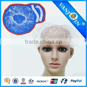 Disposable Clear Waterproof Hat Home Shower Bathing Elastic Cap thumbnail-2