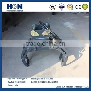 HCN Brand HN14 Bucket Crusher Grab for Excavator thumbnail-1