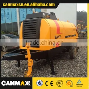 Second-hand or Renovated Concrete Trailer Pump, Refurbished Pump With Trailer Sany Brand for Sale Model HBT60C thumbnail-1