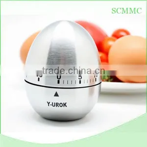 High Quality Stainless Steel Egg Shape Kitchen Timer thumbnail-1