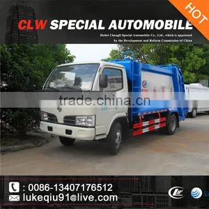 DongFeng 4*2 Small Compactor Garbage Truck for Sale thumbnail-1