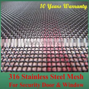 Polyester Coating Stainless Steel Screens/Insect Screen/ Anti-thief Security Screens/ INSI-GARD Screens thumbnail-1
