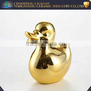 Gold Rose Giant Duck, Child Toy for Home Decoration With Customized thumbnail-1