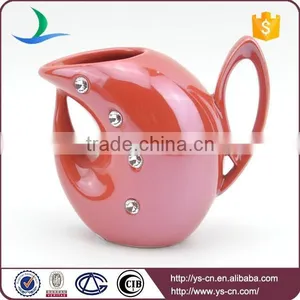 Acryl Diamond Red Ceramic Tea Set thumbnail-2
