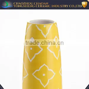 2014 Orange Round Ceramic Decorative Modern Vases thumbnail-2