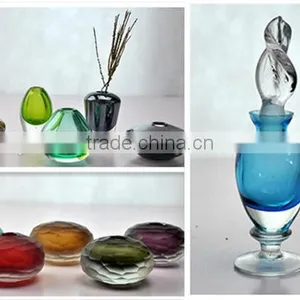 Home Air Freshener and Decoration Wholesale Aroma Reed Diffuser/Glass Reed Diffuser thumbnail-2