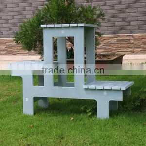 Eco-friendly Waterproof Outdoor Decorative Wooden Flower Shelf thumbnail-4