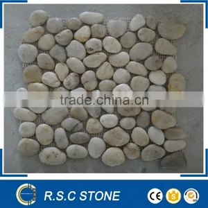 Hot Sell Natural White Meshed Pebble thumbnail-1