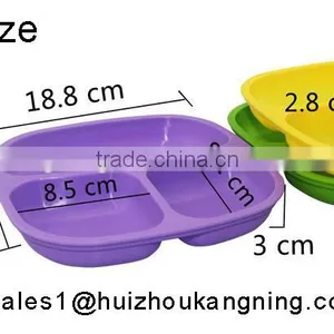 3 Division Silicone Dinning Mat for Baby Toddler thumbnail-5