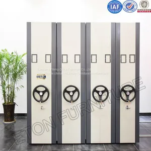 Metal Mobile Manual Mass Filing Cabinet thumbnail-1