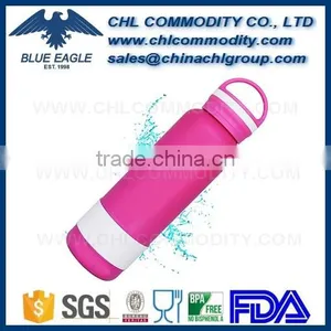 40 Ounce Insulated Stainless Steel Vacuum Water Bottle With Copper Technology and Rubber Grip thumbnail-2