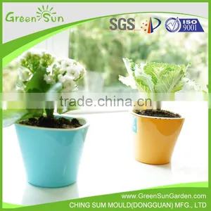 Hotsale Colorful Artificial Decorative Pots Gardening Planters thumbnail-3