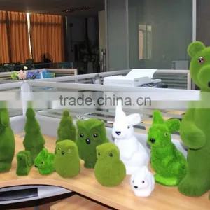 Green Decoration Wire Animals, Moss Topiary Garden Decoration, Artificial Moss Topiary Animals thumbnail-3
