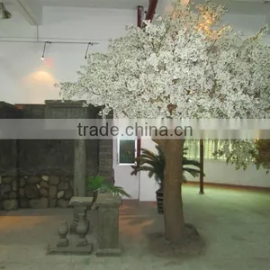 Factory Price Hot Sale Fiberglass White Cherry Blossom Tree Artificial Huge Tree thumbnail-4
