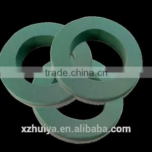 Hebei Xuzhou Huiya New Product Ring Loop Circle Annular Round Floral Foam, Ring Florist Foam, Ring Round Flower Mud Supplier thumbnail-5