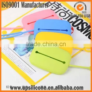 Wholesale the Newest Fashion Cheap Silicone Bag for Key and Card Silicone Key Pouch thumbnail-1