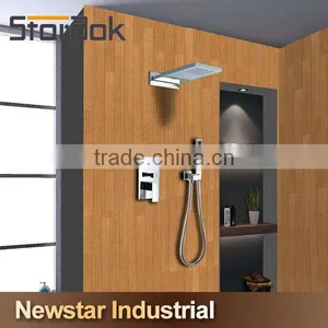 Star.aok Single Lever Chrome Plated Brass Bathroom Shower Faucet thumbnail-2
