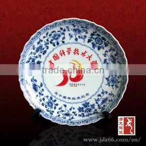 New Year Gift High Quality Handpainted Ceramic Logo Plates for Coca Cola Souvenir thumbnail-3