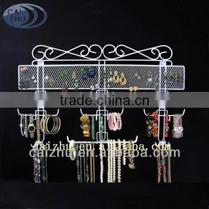 Wall Mount Wire Jewelry Rack Display thumbnail-1