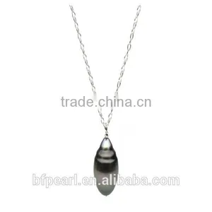 8-11mm Baroque Big Tahitian Pearl Pendant Designs thumbnail-1