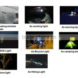 Car Led Work Light Survival Tool Auto Emergency Hammer LED Outdoor Flashlight thumbnail-5