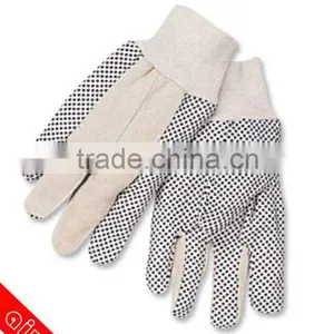 Pvc Dotted Cotton Working Gloves Safety Work Knitted Garden Glove thumbnail-1