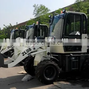 Articulated Farm Mini Wheel Loader ZL08 for Sale thumbnail-1
