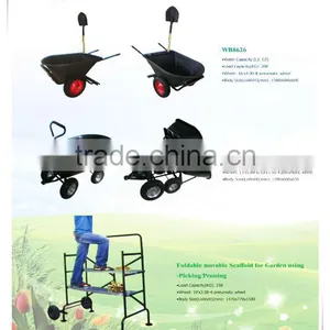 Two Wheel Foldable Moving Scaffolding for Garden Using thumbnail-6