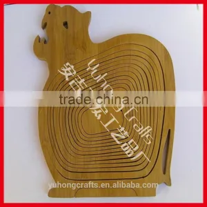 100% Handmade Bamboo Storage Basket thumbnail-2