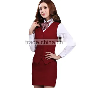 Receptionist Captain Uniform Hotel Front Office Chinese Collar thumbnail-4